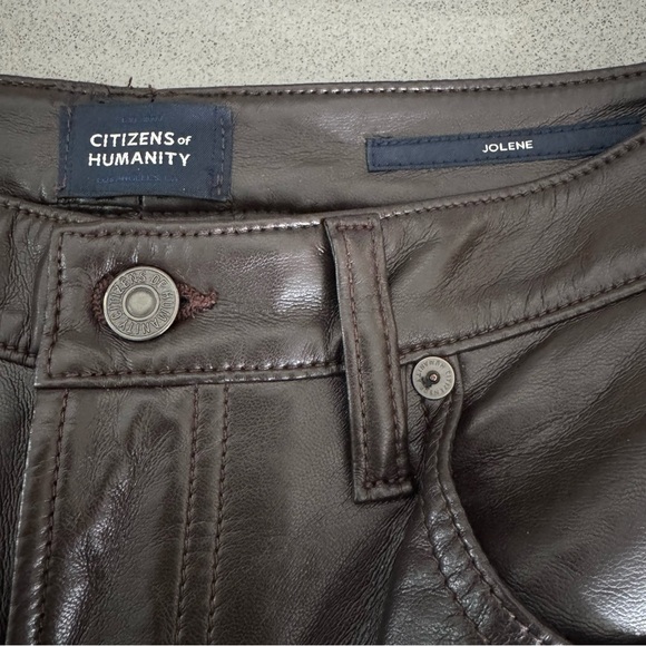 Citizens of Humanity Recycled Leather Pants. - Picture 3 of 15